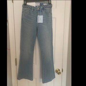 NWT Frame Le Crop Mini Boot Jean, size 24